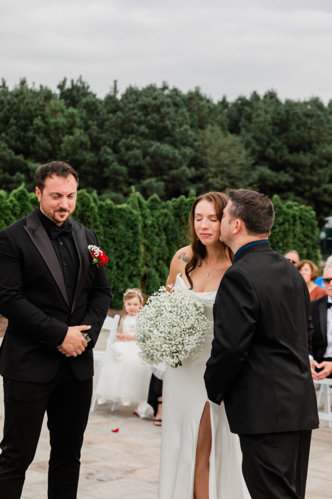 Breckenridge Barn Bride and Father